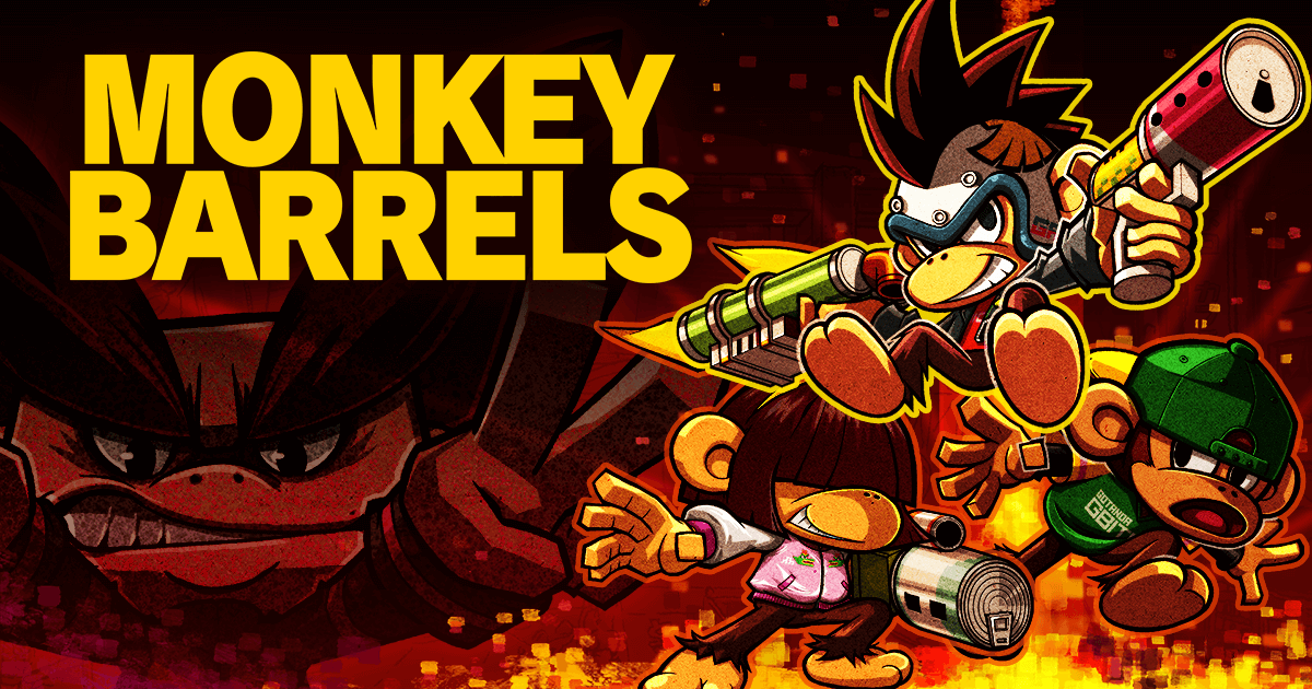 Nintendo Switch用ソフト『MONKEY BARRELS（モンキーバレルズ）』本日発売！