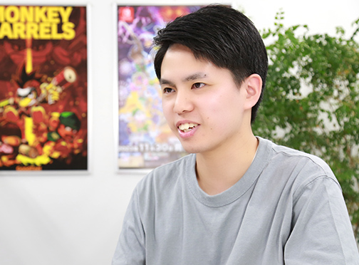 インタビュー中